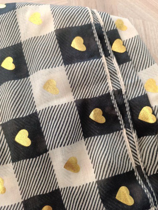 Foulard coeur 2 variantes 