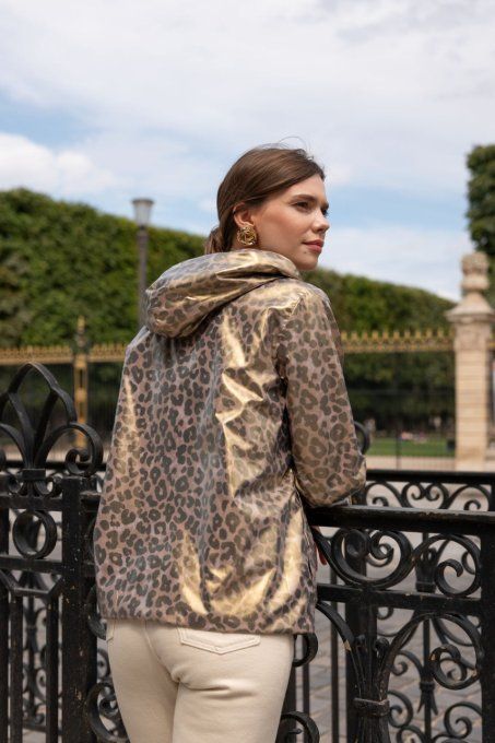 Laura JO - Parka Camel réversible Léo modèle court réf 20047