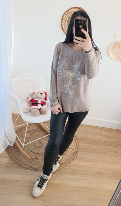 Pull Arbre de vie 3 coloris,  jusqu'au 42