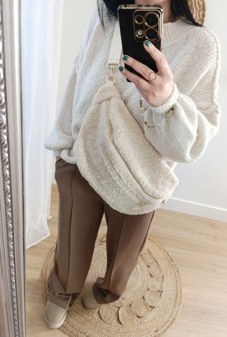 Pull tendance coutures oversize jusqu'au 46 