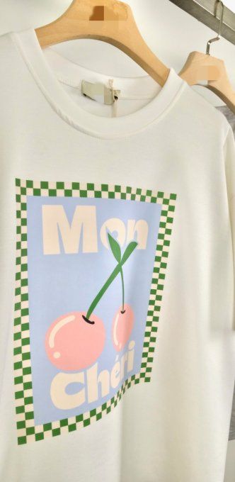 Tee shirt MON CHERI avec cerises ultra doux 