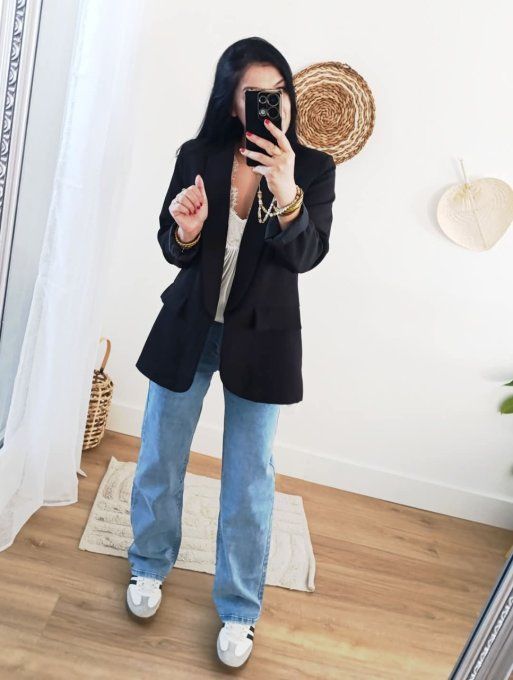 Jean tendance coupe wide leg du 36 au 44