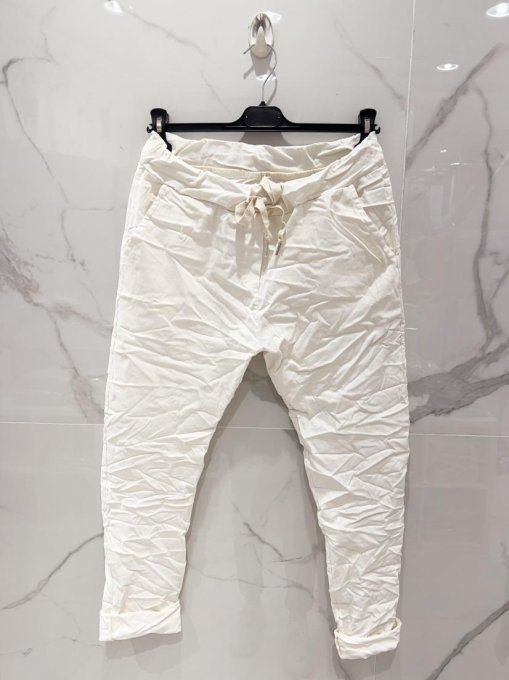 Pantalon magique uni divers coloris taille unique jusqu'au 42 