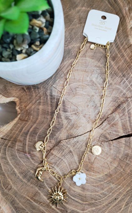 Collier breloques 