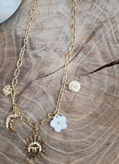 Collier breloques 
