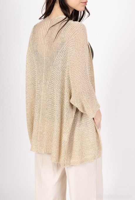 Gilet lurex taille unique jusqu'au 44 46 