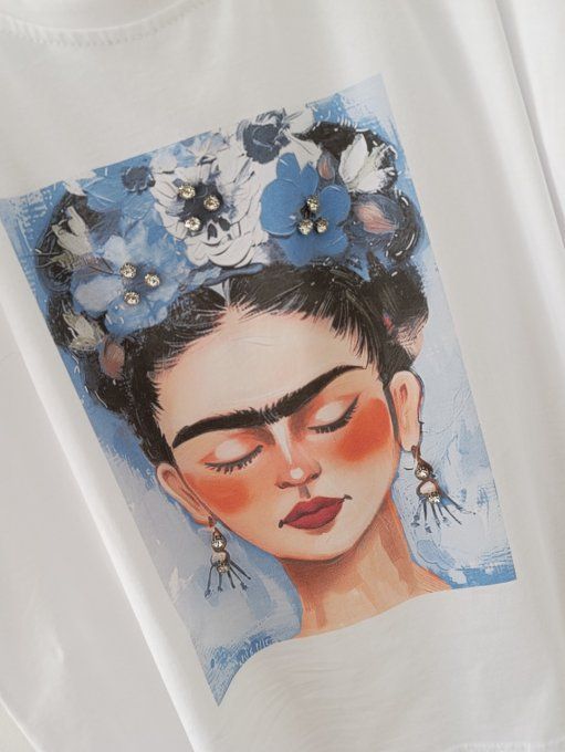 Tee shirt Frida Kahlo t.u jusqu'au 44 