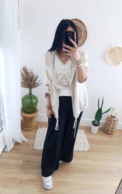Tee shirt avec  Rose MIN jusqu'au 42 t.u