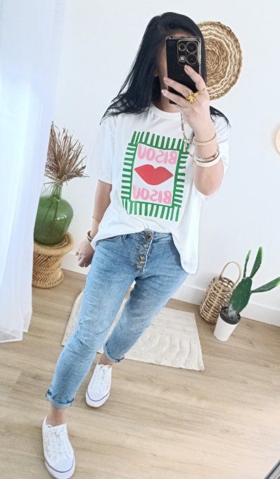 Tee shirt Bisou Bisou 