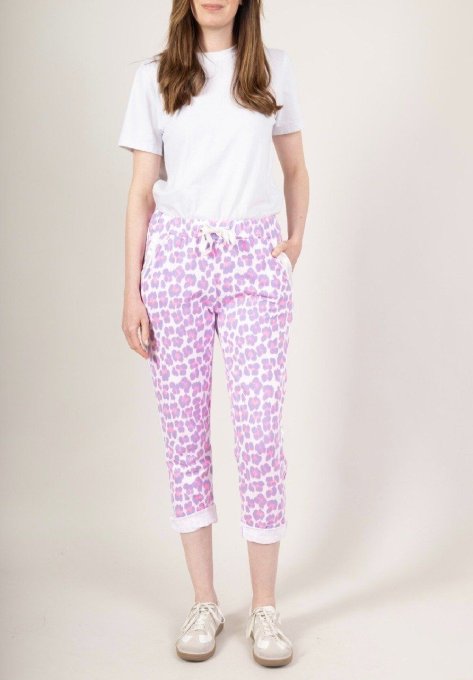 Pantalon magique jog imprimé léopard 2 coloris t.u 36 jusqu'au 42  -