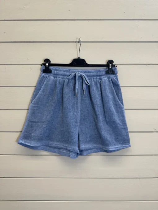 Short bleu effet délavé t.u 34/40