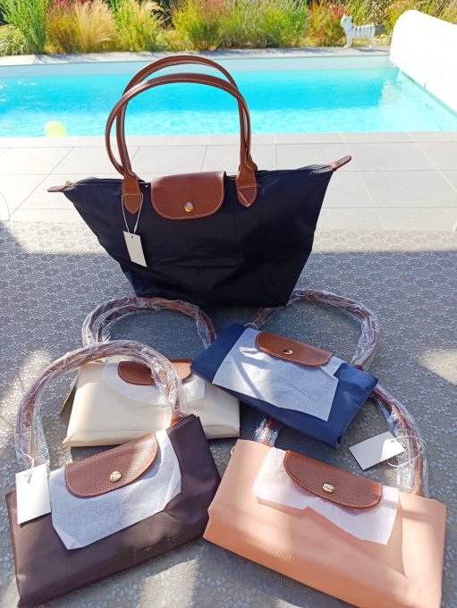 Sac Dupe Longchamp pliable  en nylon convient aux étudiantes Grande largeur !