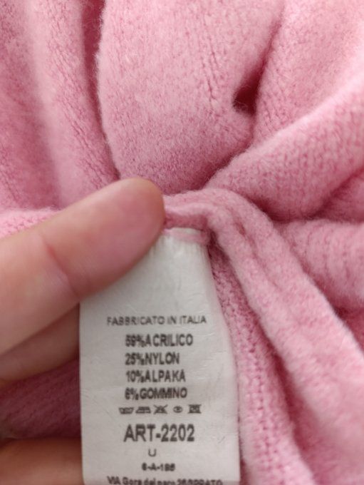 Beau gilet rose oversize 36/36