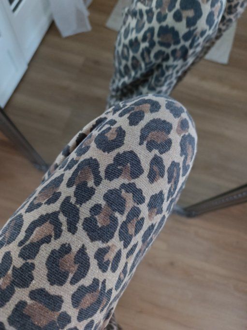Pantalon imprimé animal irisé t.u 36/42