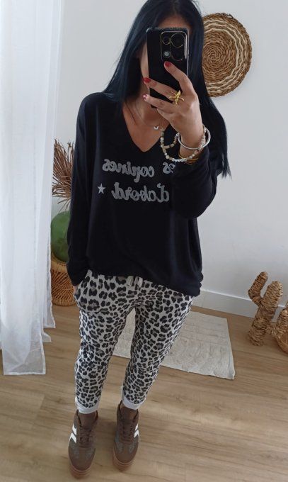 Pull inscription les copines d'abord jusqu'au 46