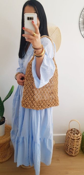 Sac à main tendance camel dit Filet  