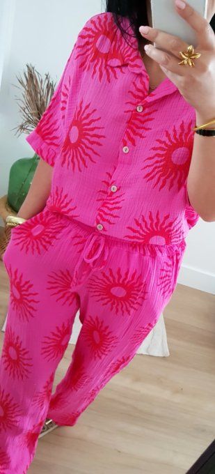 Pantalon soleil 2 variantes t.u jusqu'au 42
