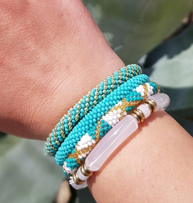 Bracelets népalais tendances - 9 modèles proposées - Fabrication artisanale 