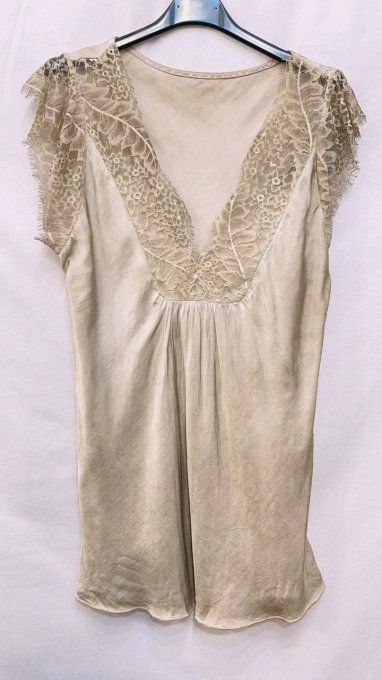 Top Lola satiné T. unique 36 au 42, confection italienne