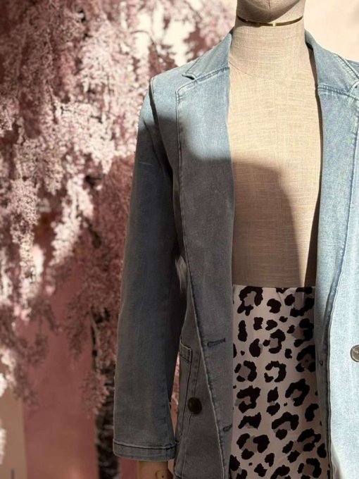 Blazer en jean S/M/petit L 